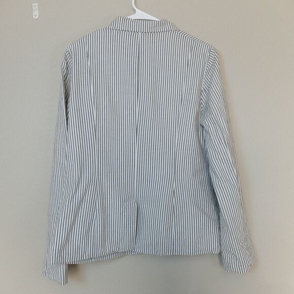 Polo Jeans Co Ralph Lauren Striped Blazer Size Large - Picture 9 of 9